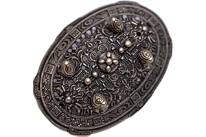 LANGHONG Norse Viking Brooch For Men Turtle Brooch Talisman Jewelry, Gift For Men