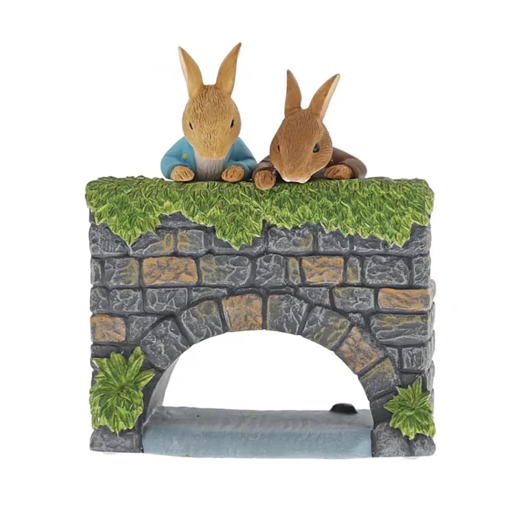 Beatrix Potter Peter & Benjamin On The Bridge Figurine