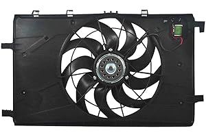 AUTO SHACK AutoShack Radiator Cooling Fan Assembly Replacement for 2011 2012 2013 2015 Chevrolet Cruze 2012-2017 Buick Verano 1.4L 1.8L 2.4L FWD FA720660