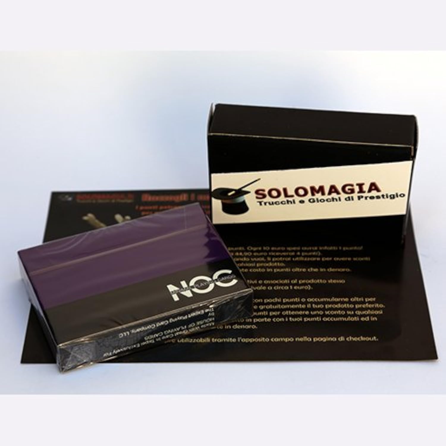 SOLOMAGIA NOC V3 Deck (Purple) by HOPC - Card Games - Magic Tricks and Magic