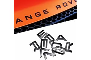 QOMAGO Car Emblem for Front Hood and Trunk lid Rear ABS Material Compatible with Range Rover car Badge car Style Replacement (Gloss Black)