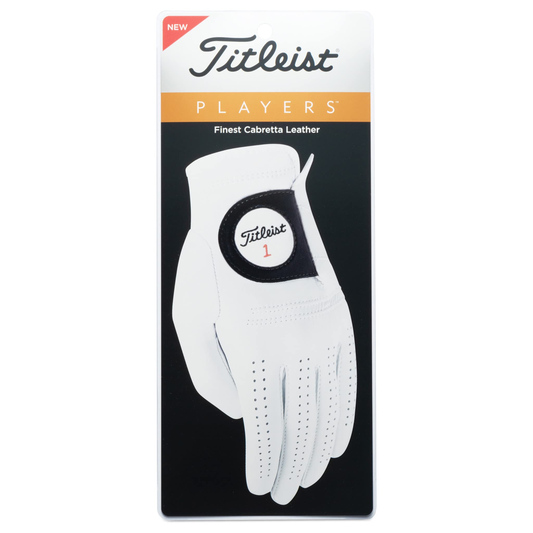 Titleist Players Golf Glove, Men's, Left Hand (Right Hand Golfer), X-Large