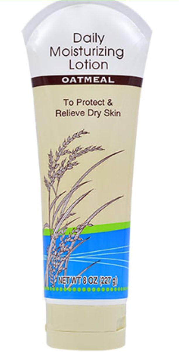 ORIGINAL to protect and relieve dry skin Oatmeal Daily Moisturizing Lotion, with nature's colloidal oatmeal, BIG 227 grams TUBE - Image 3