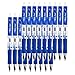 Aen Art Retractable Gel Ink Roller Ball Pens, Fine Point Writing Pens, Blue Ink Ballpoint Gel Pen with Grip (18-Pack )