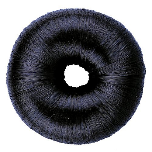 Anleolife Black Bun Maker/Hair Donut/Hair Bun Donut Hair Piece Bob Maker Hair Tool (black)