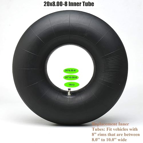 20x8.00-8'' Inner Tubes Tire Replacement Inner Tubes for Heavy