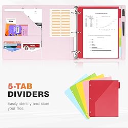 Eyrozill Professional Leather Binder Portfolio with