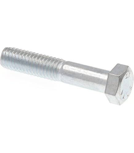 Hard-to-Find Fastener 3/8-16 X 1-1/4 Coarse Hex Bolts – 100-Pack, Zinc-Plated Steel, 9/16” Wrench Size