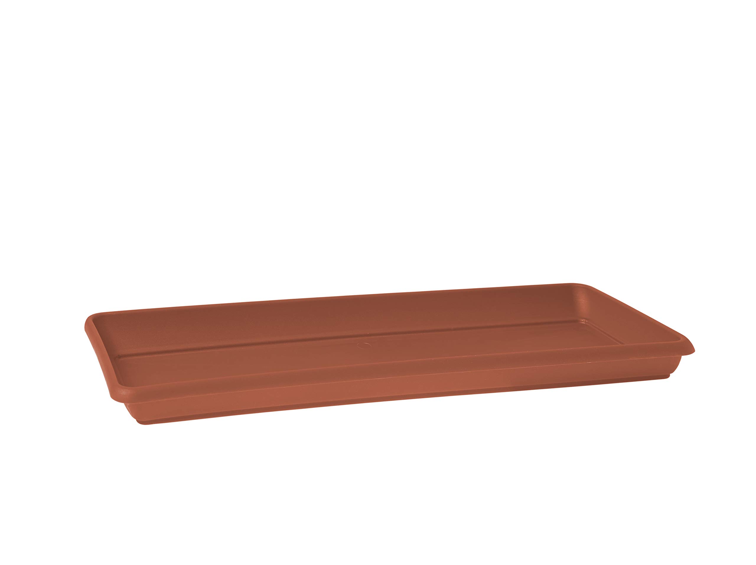 VENEZIA L RECTANGULAR SAUCER TERRACOTTA, L 80cm