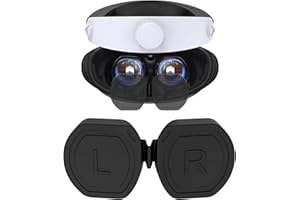 Lens Protector Cover for PS VR2 Accessories, Soft Silicone Dust Proof & Anti-Scratch Cover for PSVR 2, Thickened Lens Cap for
