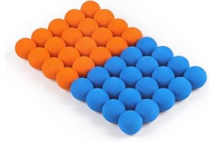 DX DA XIN Foam Balls 40 PCS for Air Popper Gun Blaster - Refill Bullets Toys, Foam Blasters Replacement Bullet, Launcher Extra Balls