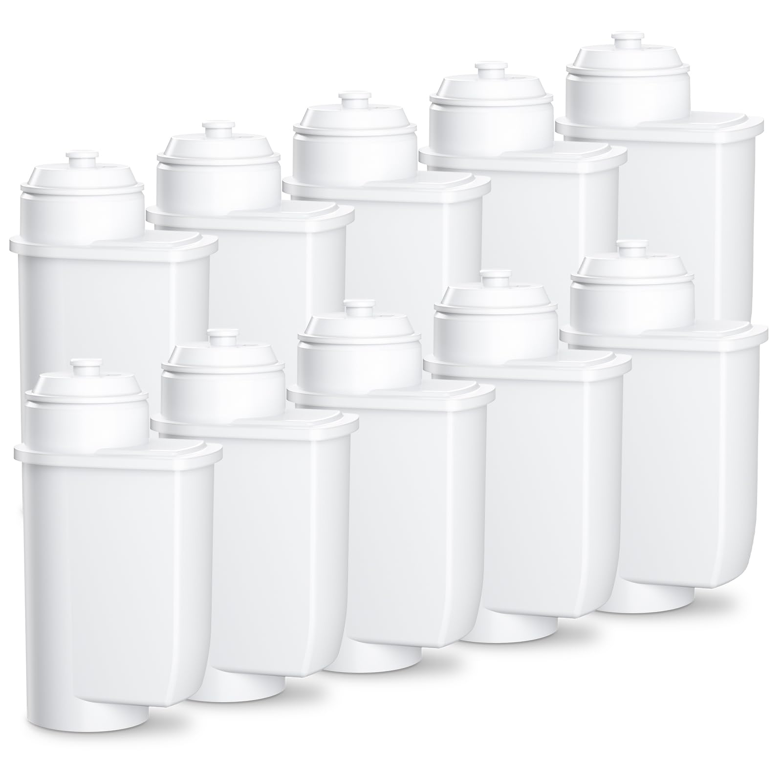 ARETHONE 10 Stück Ersatzwasserfilter für Siemens EQ Series, EQ5/EQ6/EQ7/EQ9, EQ500/EQ700/EQ900/S700, Wasserfilter Kaffeevollautomat für Bosch TCZ7003, TCZ7033, TZ70003, für Brita Intenza 575491