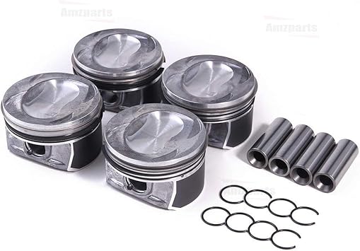 Amazon Com Amzparts Std Pistons Rings Set O76 5mm For Vw Jetta Golf Plus Tiguan Scirocco 1 4tsi Cavd Automotive