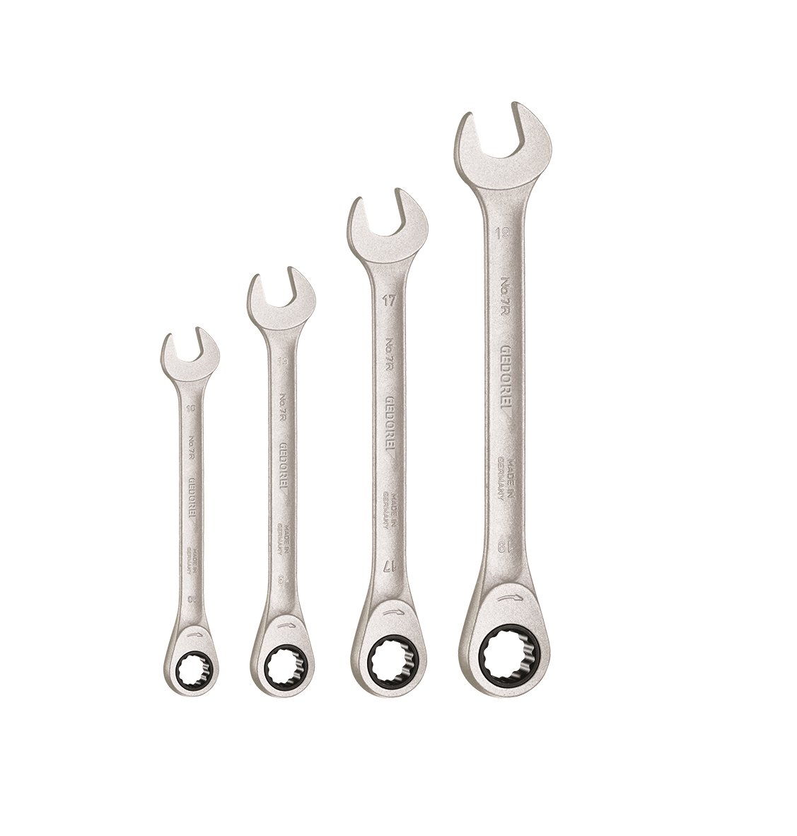 Gedore Spanner Set with Ring Wrenches, 1, S 7 R '04