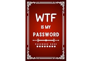 White Elephant Gifts for Adults: Password Book with Alphabetical Tabs - Personal Organizer for Usernames, Logins and Web Addresses - Funny Stocking Stuffers for Men and Women