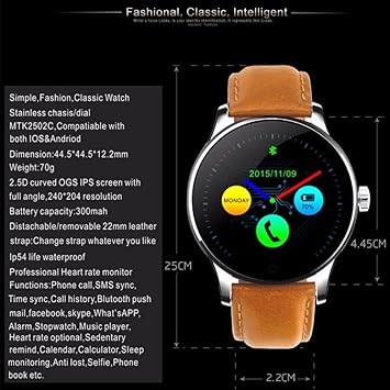 new k88h smart bluetooth watch