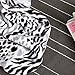 Luxury Collection Ultra Soft Plush Fleece Lightweight All-Season Throw/Bed Blanket (Queen, Black leopard)