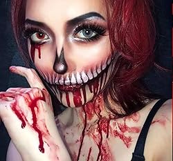 Go Ho Fake Blood Makeup(1 oz),Realistic Effects