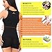 AGROSTE Women's Body Shaper Hot Sweat Workout Tank Top Slimming Vest Tummy Fat Burner Neoprene Shapewear for Weight Loss Black