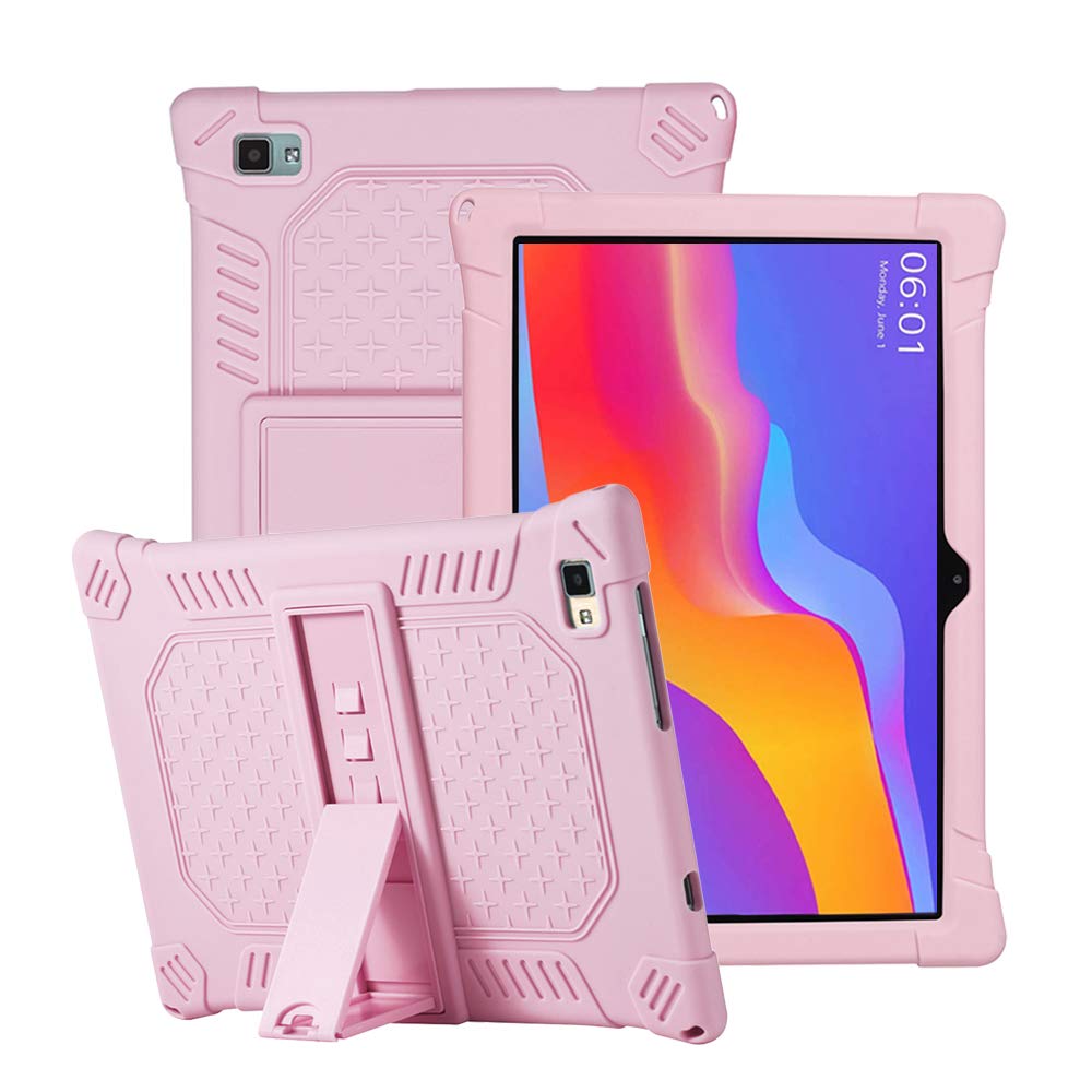 YGoal Silicone Case for Teclast P20HD/Teclast M40 Pro- Light Weight Kids Friendly Soft Anti Scratch Protective Cover for Teclast P20HD/P20/M40/M40 Pro Tablet, Pink