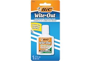 Bic Wite Out Extra Coverage Correction Fluid-.7oz
