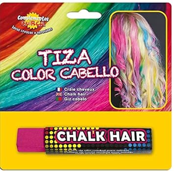 Fiestas Guirca Tinte De Pelo Fucsia Tiza Para Mechas