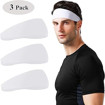 Amazon.com: Paquete de 3 o 5 diademas para hombre, para ...