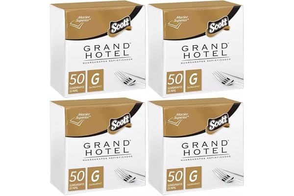 Guardanapo Papel Grand Hotel Grande Scott Kimberly Clark 200 Folhas