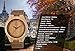 Zeiger Mens Bamboo Wooden Watch with Crazy Horse Leather Strap Japanese Quartz Analog Casual Vintage Watches Wood (Bamboo)