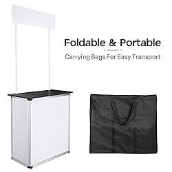 Yescom Popup Promotional Counter Table Booth