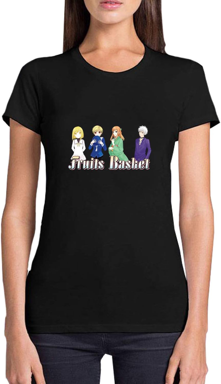 Anime Manga Fruits Basket Characters_R1463 T-Shirt, 100% Cotton, Graphic Tee, Casual, Summer, Mens, Womens