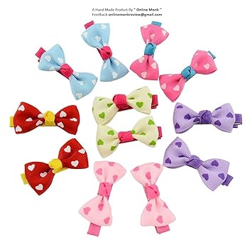 Buy Online Monk Handmade Baby Girls Polka Dot Grosgrain Ribbon 2