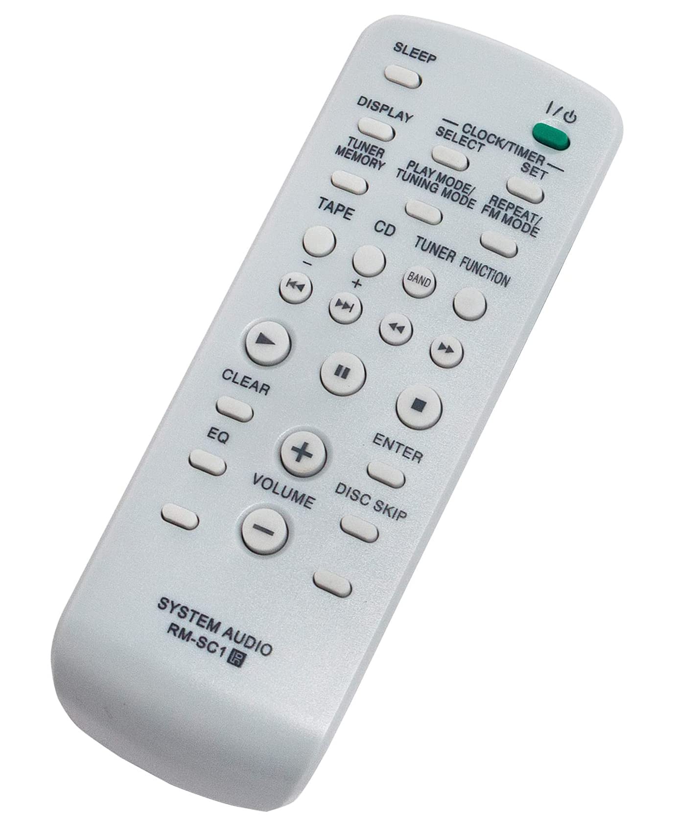 VINABTY Replacement Remote Control Fit for Sony Mini Hi-Fi Component System MHC-GX750 MHC-GX450 MHC-GX250 MHC-RG555 MHC-RG551S MHC-RG444S MHC-RG441 MHC-RG333 MHC-RG222 MHC-RG221 MHC-RG121 MHC-RG100