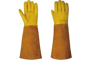 MEPEREZ Gardening Gloves, Thorn Protective, Forearm Protection, Yard Work, Pruning, Outdoor Activity, Comfortable, Durable