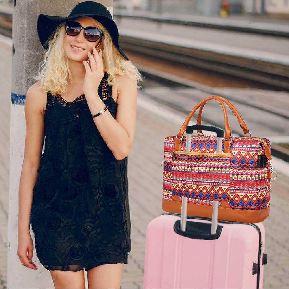 Borse Borsa da Viaggio da Donna Borsa Weekend Bag Grande Tote da Viaggio  Alla Moda Borsa a Tracolla Borsone da Palestra Multifunzionale Borse a  Spalla Borsa Bagaglio a Mano 15,6 PC Borsa