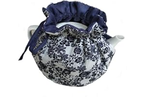 YANGSHINE Cotton Tea Cozy, Vintage Decorative Dust Proof Teapot Cover with Insulation Pad to Keep Tea Warm, Kitchen Home Decro, for Mom, Wife, Friends