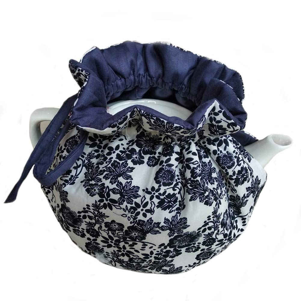 Tea Cozies, Cotton Vintage Floral Teapot Dust Cover Tea Cosy, Kitchen Home Decorative Tea Pots Cozy with Insulation Pad for Housewife, Friend, Mom (Color #11)