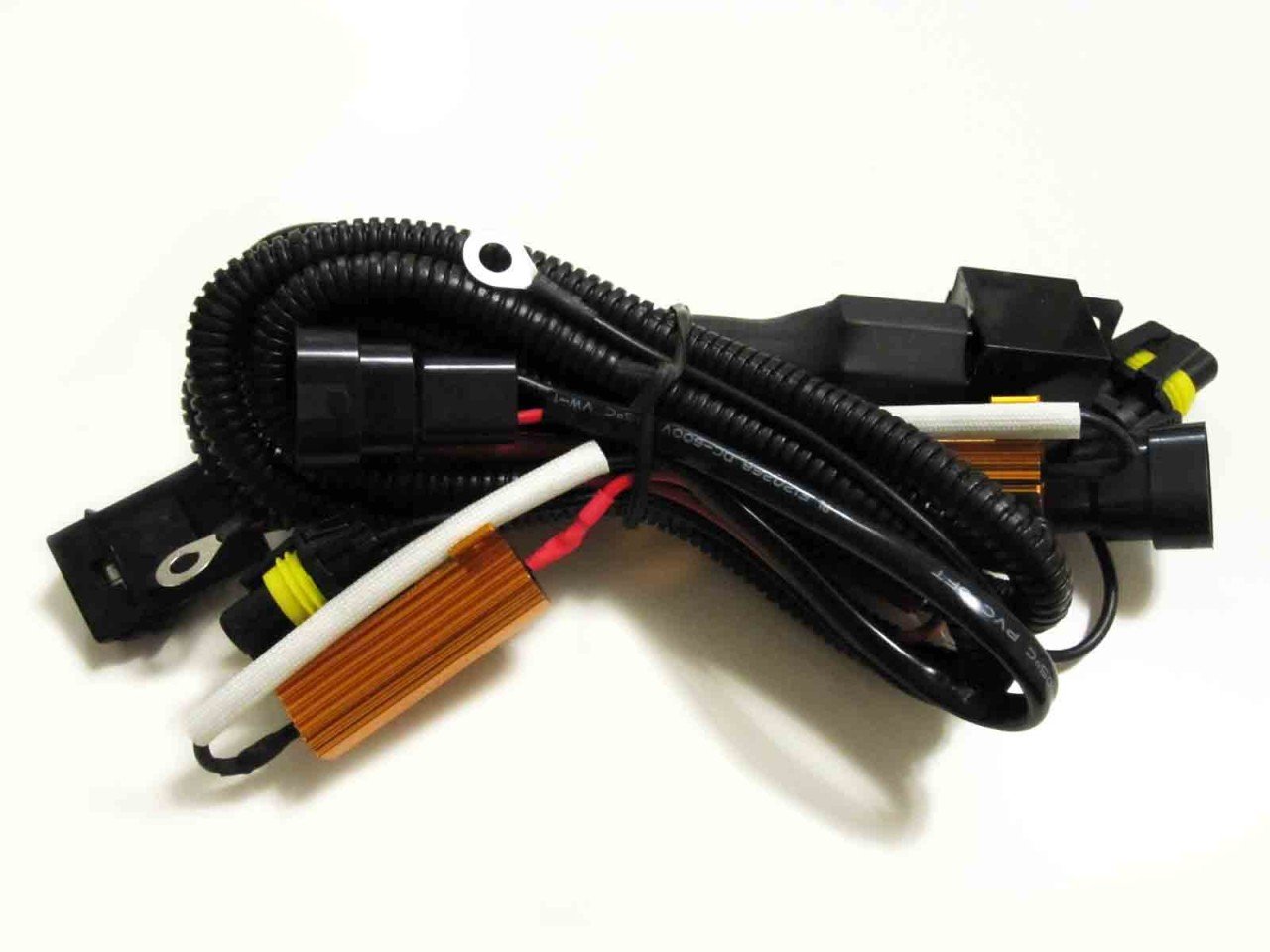 Amazon.com: Autolizer HID Xenon Conversion Kit Light Resistor Relay Wire  Harness H8/H9/H10/H11/880/881: Automotive