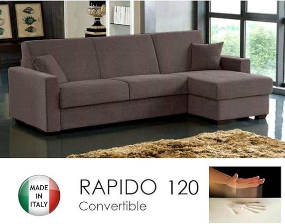 Italian Spirit Canape D Angle Convertible Ouverture Rapido 120cm