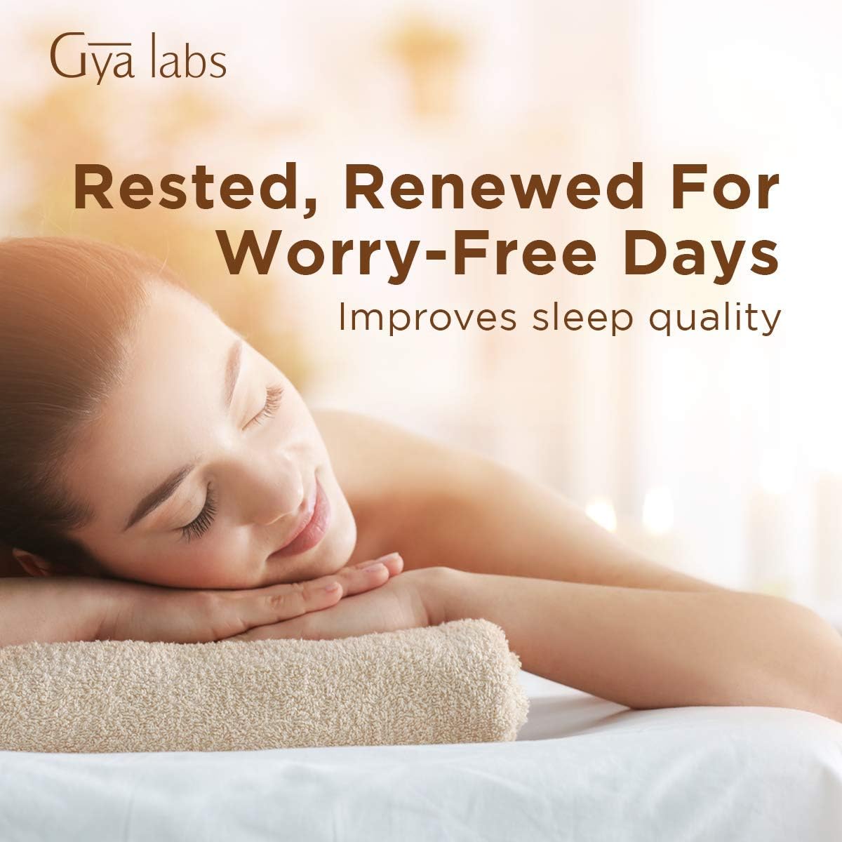Gya Labs Destressing Massage Oil for Stress, Sore Muscle Oil Body Oil Massage Oils for Massage Therapy & Skin - Image 5