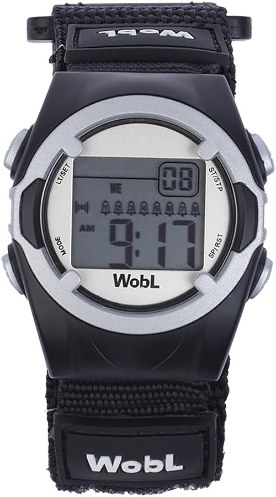 WobL Black 8 Alarm Vibrating Reminder Watch, Kids Watch Amazon.ca