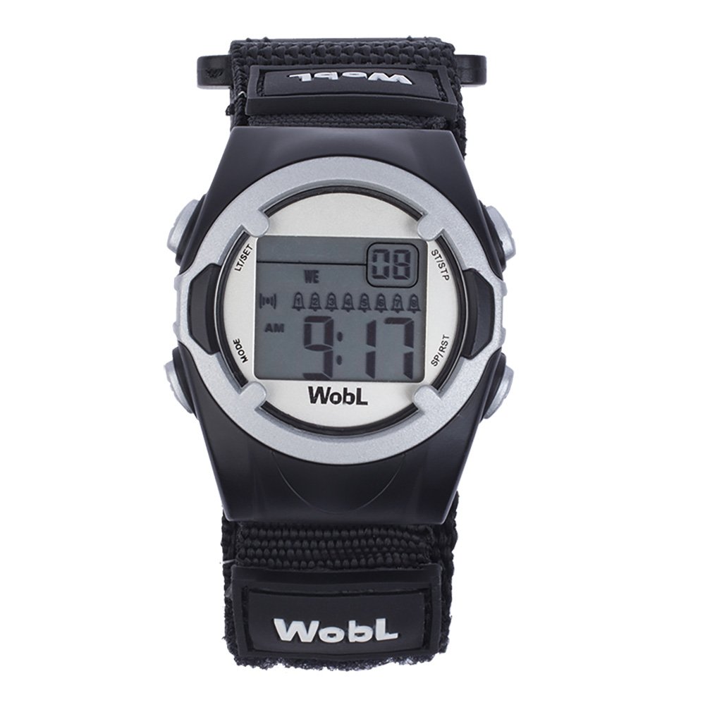 WobL Blue 8 Alarm Vibrating Reminder Watch, Kids Watch