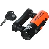 Kryptonite Evolution Compact Disc Lock, 13mm Steel Anti-Theft Bike Lock | Sold Secure Gold &amp; Art 4-Star Rated, Hardened Double Deadbolt, 3 Keys