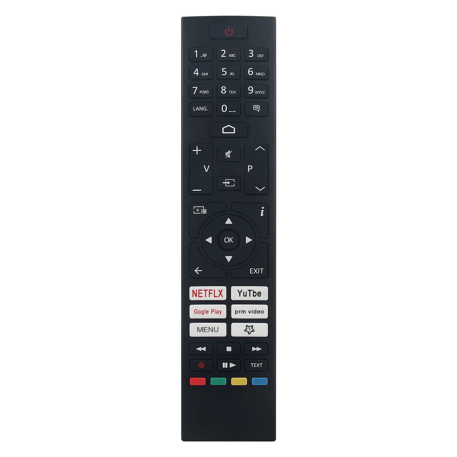 New RC45157 Remote Control Replacement - 30109080 RC45157 TV Replacement Remote Control fit for JVC TV RC45157/30109080 LT-39VAH3055 LT-42VAF3055 LT-43VAF3055 for Toshiba CT-8564 Remote Controller