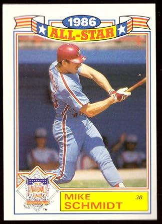 1987 topps mike schmidt all star