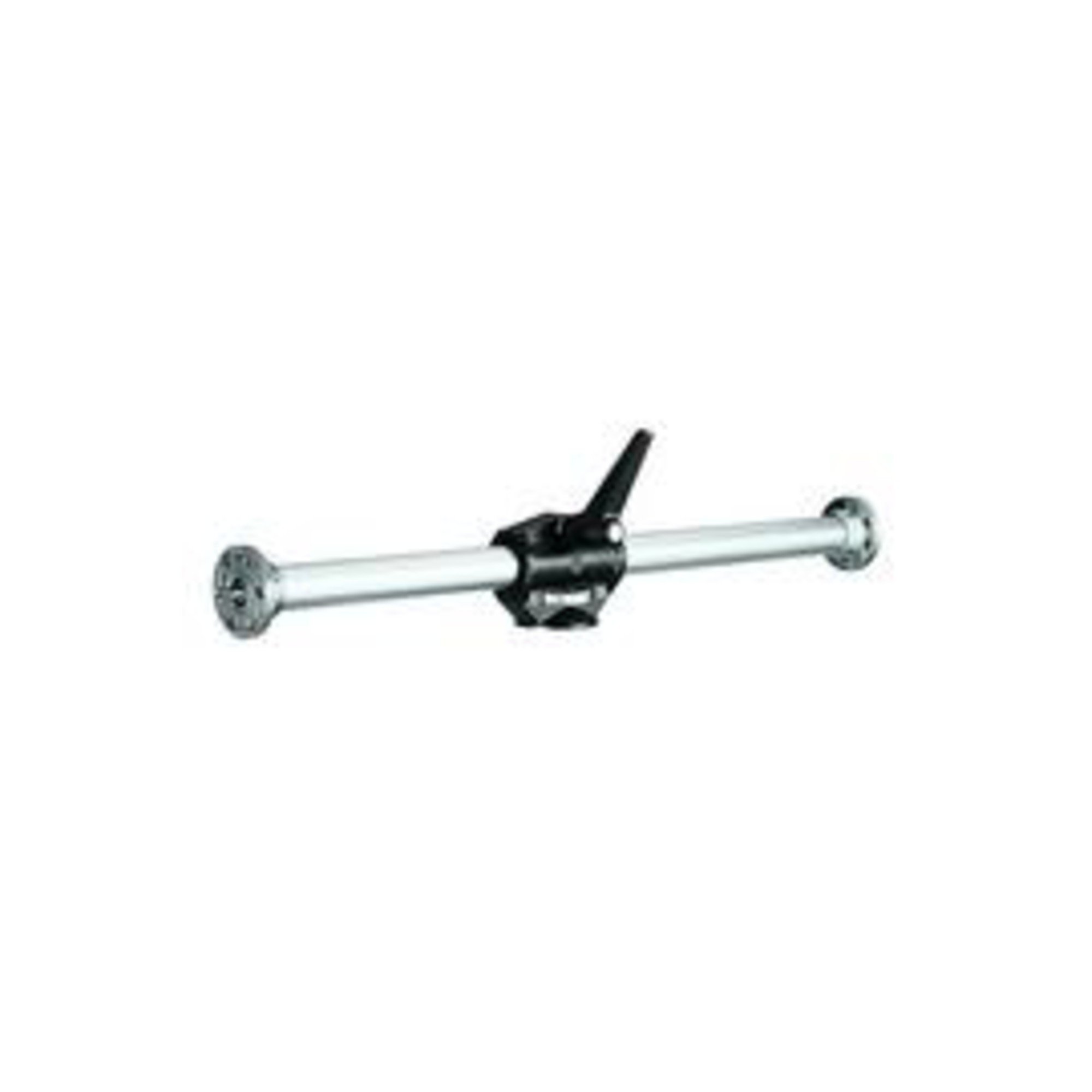 Manfrotto 131D Horizontal Double Head Accessory Arm - Silver (For Mounting 2 Heads At 90 Degrees, 3/8" Thread On Both Ends Of The Arm)