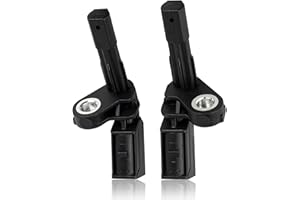 OVANOH Rear Left and Right Side ABS Wheel Speed Sensor Compatible for Audi A3 TT 2006-2011 Volkswagen Beetle Bora CC EOS Golf GTI Jetta Passat Rabbit Tiguan Seat Leon 2008-18 2Packs ABS Sensor