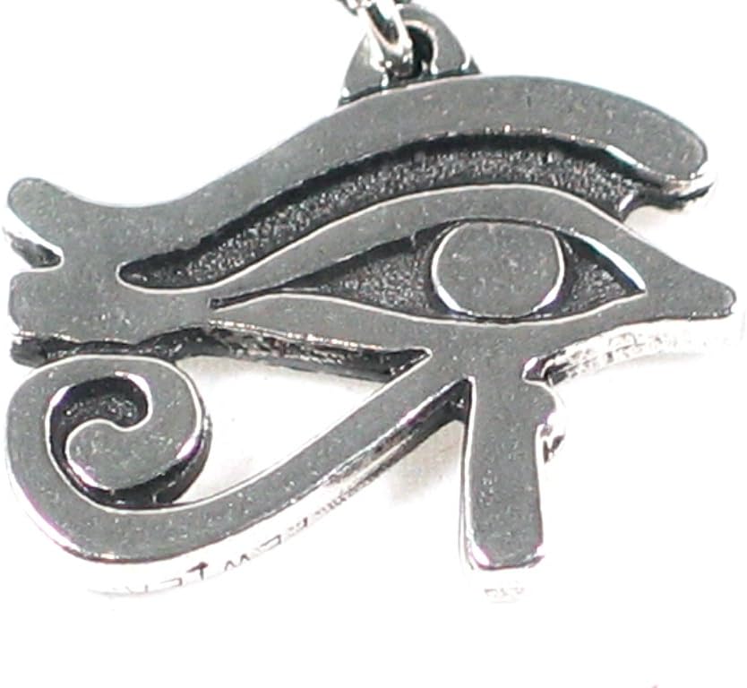 Egyptian Eye of Ra Pewter Pendant, Envoke Sun & Moon magic