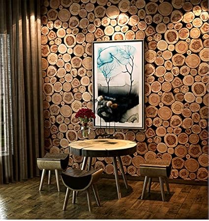 Eurotex Block Design Paper Wallpaper Roll (50.01 cm x 10 cm x 10 cm, Brown)