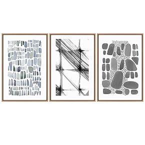 signwin 3 Piece Framed Canvas Wall Art Colorful...